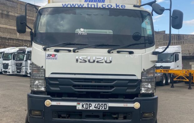 White-Pre-owned Isuzu FVZ for Sale-Available in Nairobi- Bandari road