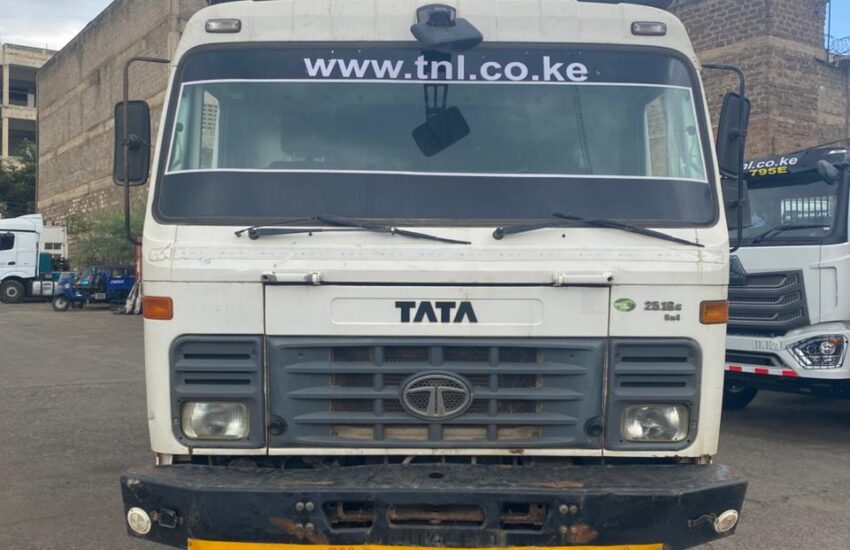 White Head, Grey body, Used Tata Tipper Truck for sale - Available in Nairobi